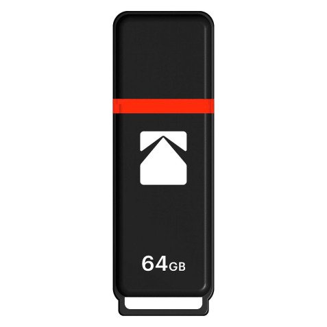 Kodak clé USB Classic K103 64 Go Usb 2.0 (Usb-A) Noir/Rouge