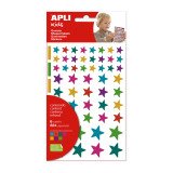 Pegatinas Estrellas multicolor Apli - 624 gomets