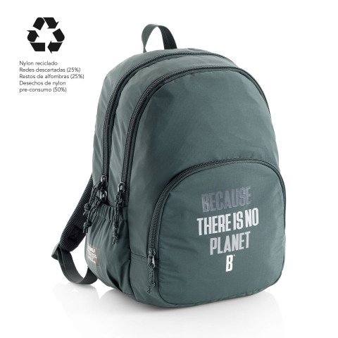 Mochila reciclada Triple Oslo Ecoalf by Miquelrius - Capacidad 27l Verde