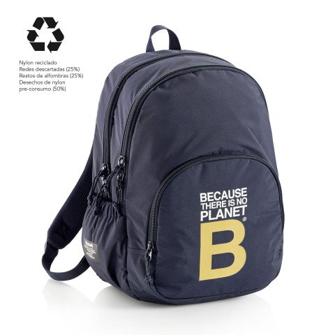 Mochila reciclada Triple Oslo Ecoalf by Miquelrius - Capacidad 27l Azul Marino