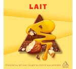 Chocoladereep van melkchocolade met nougat, honing en amandel - 50 g