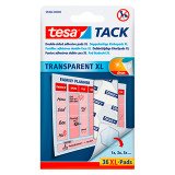 Pastilles adhésives Tesa Tack transparentes - Etui de 36