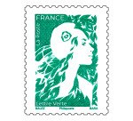 Carnet de 12 timbres-poste pour lettre verte 20 g