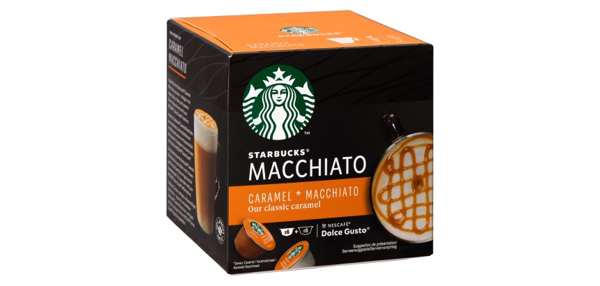Capsules de café Starbucks Dolce Gusto Macchiato caramel - Boîte de 24