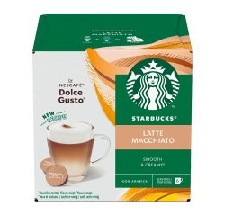 Capsules de café Starbucks Dolce Gusto Latte Macchiato - Boîte de 24