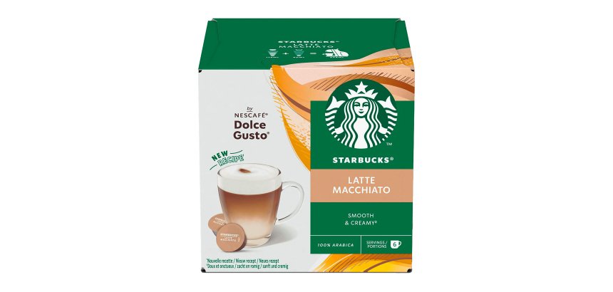Capsules de café Starbucks Dolce Gusto Latte Macchiato - Boîte de 24