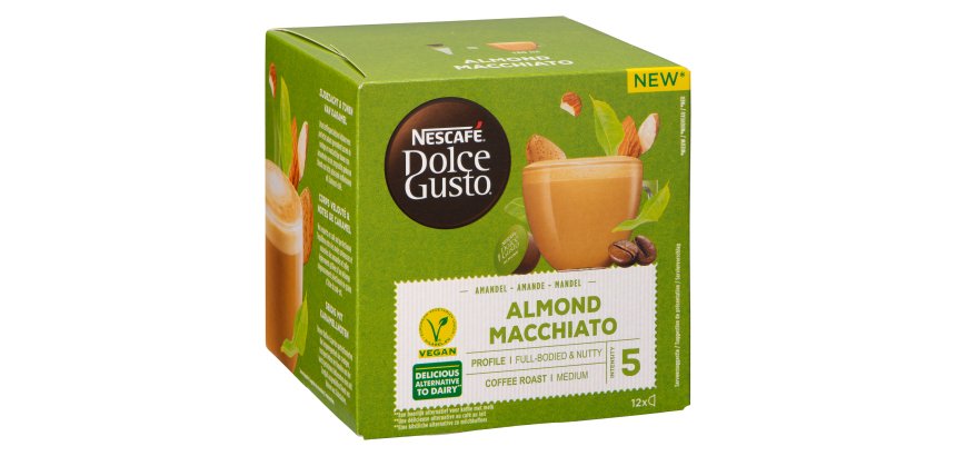 Capsules de café Dolce Gusto Almond Macchiato vegan - Boîte de 24