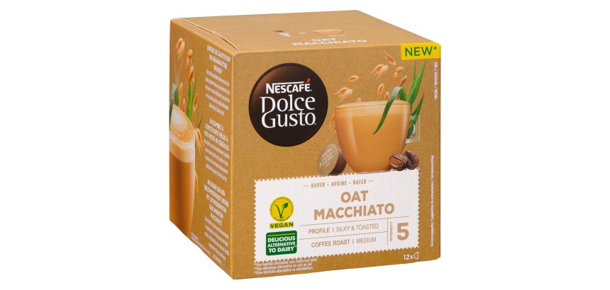 Capsules de café Dolce Gusto Oat Macchiato vegan - Boîte de 24