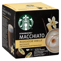 Capsules de café Starbucks Dolce Gusto Macchiato vanille - Boîte de 24