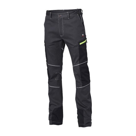 Pantalone da lavoro stretch Siggi Bergen, grigio