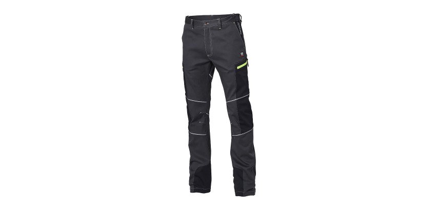 Pantalone da lavoro stretch Siggi Bergen, grigio