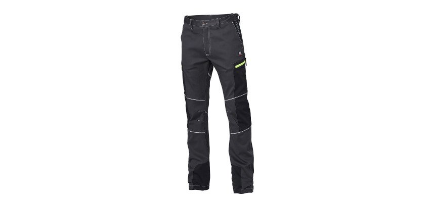 Pantalone da lavoro stretch Siggi Bergen, grigio