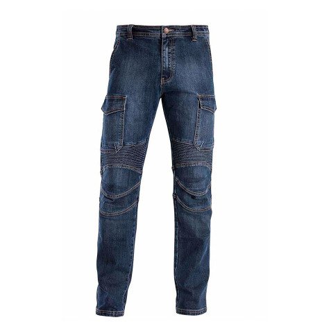 Jeans da lavoro multitasche Siggi Biker, blu