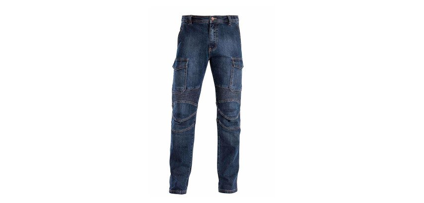 Jeans da lavoro multitasche Siggi Biker, blu