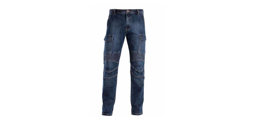 Jeans da lavoro multitasche Siggi Biker, blu