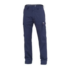 Pantalone da lavoro multitasche Siggi Amsterdam Ripstop Warm, blu