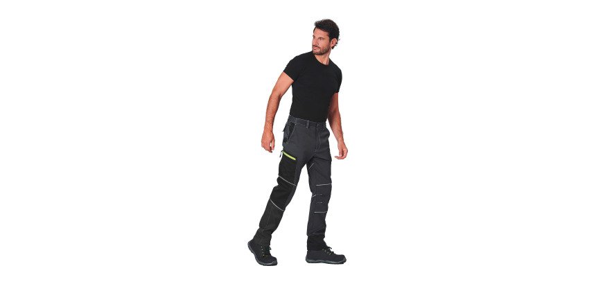 Pantalone da lavoro stretch Siggi Bergen, grigio