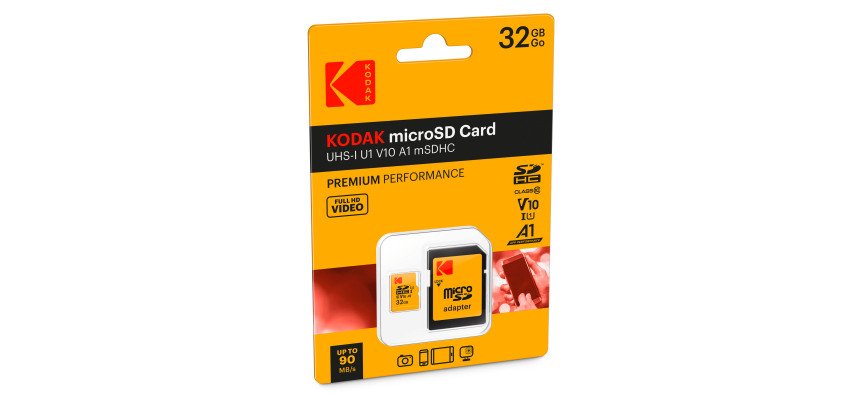 Carte mémoire micro SD 32 Go avec adaptateur
