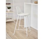 Tabouret Brighter blanc hauteur 75 cm