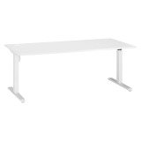 Standing desk Ergosup with electric height adjustment white base
