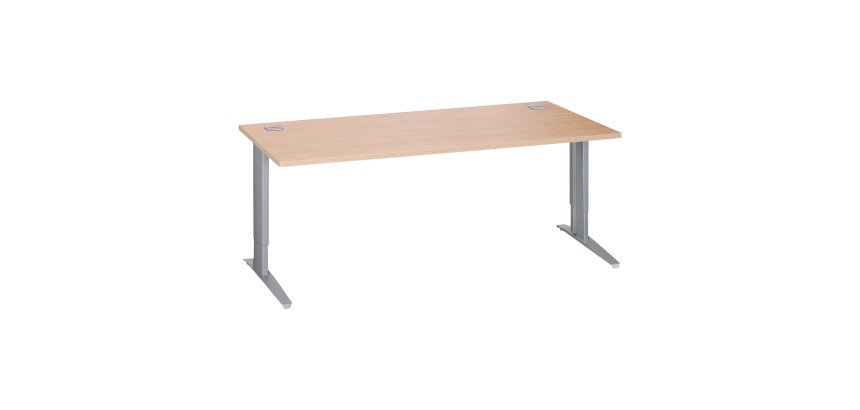 Mesa recta Excellens patas regulables Metal Plus