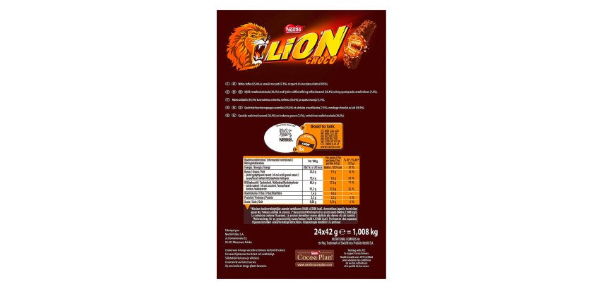 Schokoladenriegel Lion - 42 g