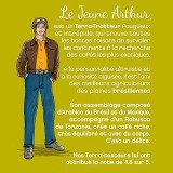 Café en grains Terramoka Arthur Bio 80 % Arabica, 20 % Robusta - paquet de 500 g