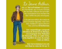 Café en grains Terramoka Arthur Bio 80 % Arabica, 20 % Robusta - paquet de 500 g