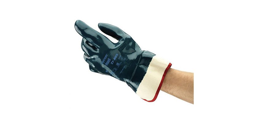 Guanti Ansell ActivArmr® Hycron® 27-805 in nitrile blu, 12 paia
