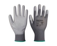 Guanti Portwest A120 in poliuretano grigio, 12 paia