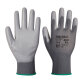 Guanti Portwest A120 in poliuretano grigio, 12 paia