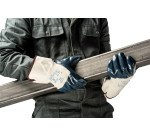 Guanti Ansell ActivArmr® Hycron® 27-607 in nitrile blu, 12 paia
