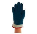 Guanti Ansell ActivArmr® Hycron® 27-607 in nitrile blu, 12 paia