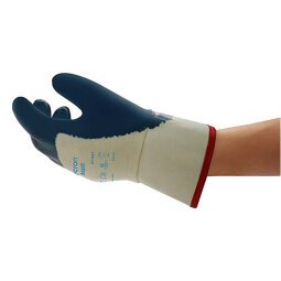 Guanti Ansell ActivArmr® Hycron® 27-607 in nitrile blu, 12 paia