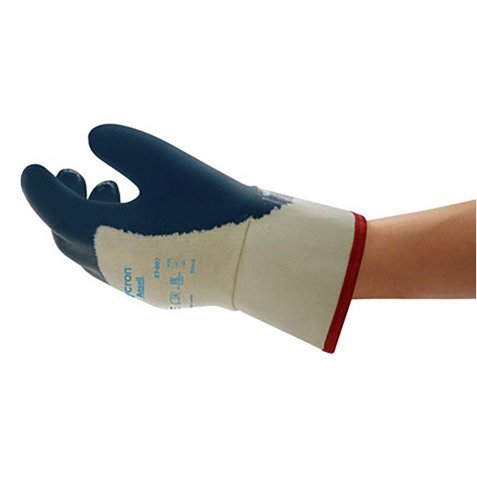 Guanti Ansell ActivArmr® Hycron® 27-607 in nitrile blu, 12 paia