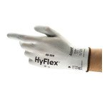 Guanti Ansell HyFlex® 48-100 in poliuretano bianco, 12 paia