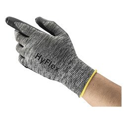 Guanti Ansell HyFlex 11-801 nylon, Schiuma di nitrile, grigio, 12 paia taglia 10