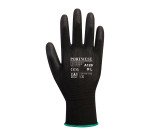 Guanti Portwest A120 in poliuretano nero, 12 paia