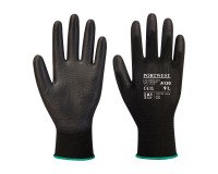 Guanti Portwest A120 in poliuretano nero, 12 paia