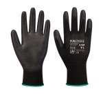 Guanti Portwest A120 in poliuretano nero, 12 paia