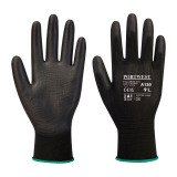 En_cf12 paia guanti nylon/pu nero pw tg l