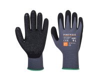 Guanti Portwest A351 in schiuma di nitrile puntinato nero, 12 paia