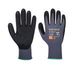 Guanti Portwest A351 in schiuma di nitrile puntinato nero, 12 paia