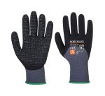 Guanti Portwest A353 in schiuma di nitrile puntinato nero, 12 paia