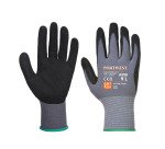 Guanti Portwest A350 in schiuma di nitrile sabbiato nero, 12 paia