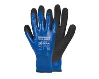 Guanti Cofra Total Proof in nitrile nero, 12 paia