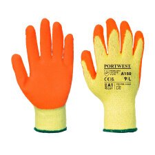 Guanti Portwest A150 Classic Grip in lattice arancione, 12 paia