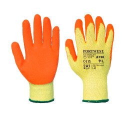Guanti Portwest A150 Classic Grip in lattice arancione, 12 paia