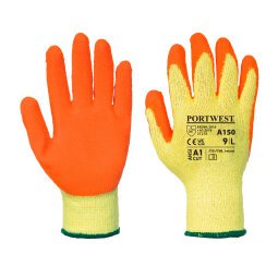 Guanti Portwest A150 Classic Grip in lattice arancione, 12 paia