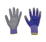 Guanti PIP Perfect Poly® Skin in poliuretano grigio, 10 paia